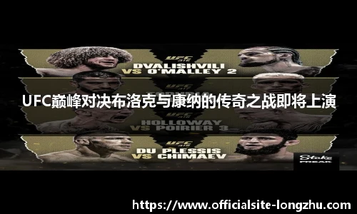 UFC巅峰对决布洛克与康纳的传奇之战即将上演